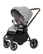 Коляска 2 в 1 Carrello Epica CRL-8510/1, Silver Grey / Черная рама