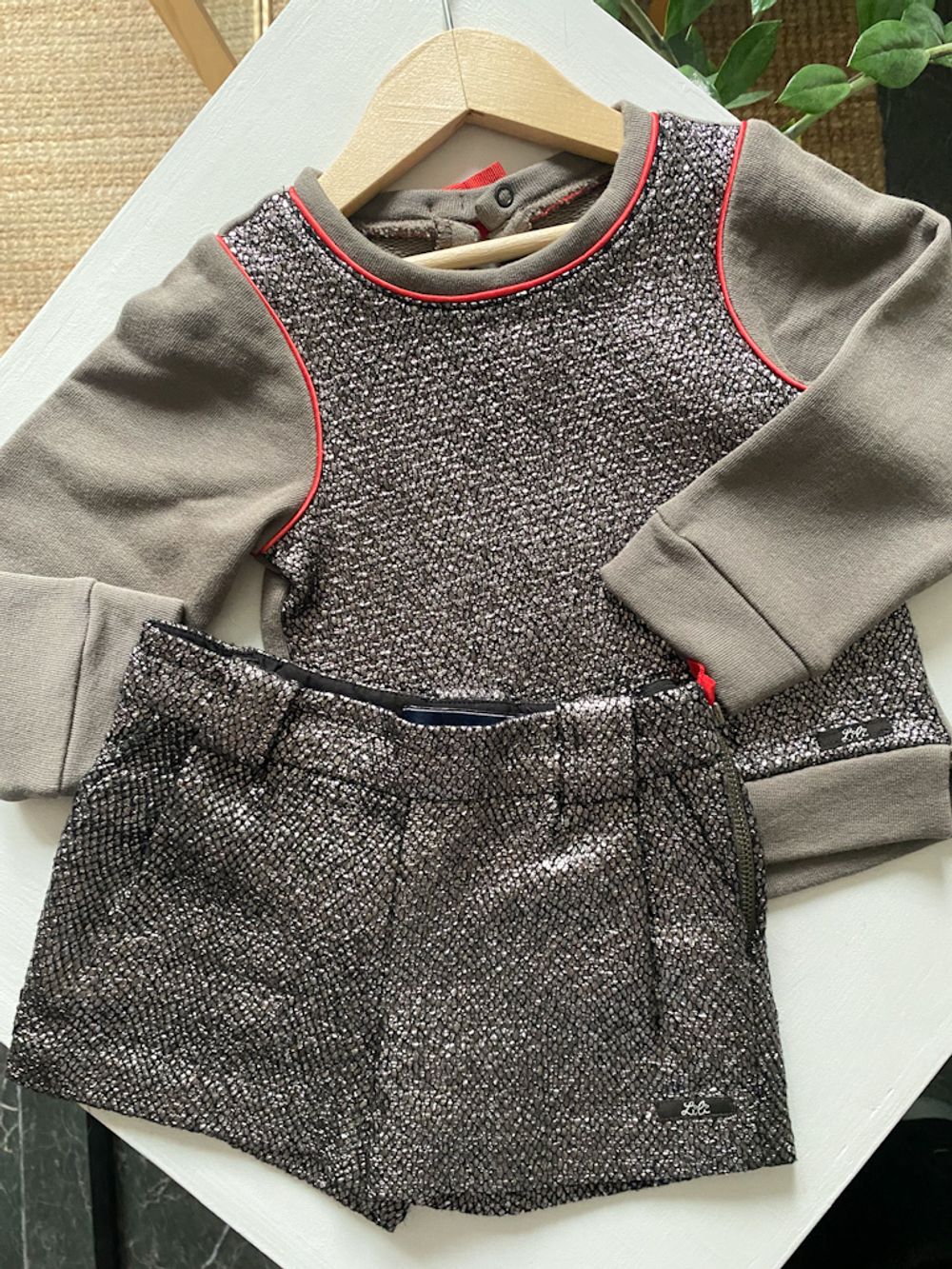 Хлопковый костюм Lili Gaufrette, 92