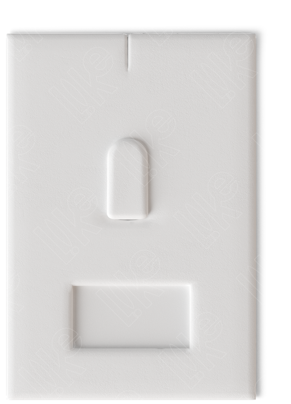 Вкладыш 05/наклонный/для кольца/язычок/окошко для бирки/прорезь для нитки