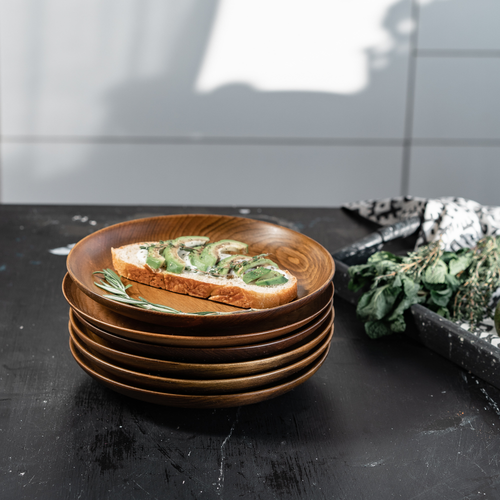 Набор деревянных тарелок Art of Siberia из кедра TN52