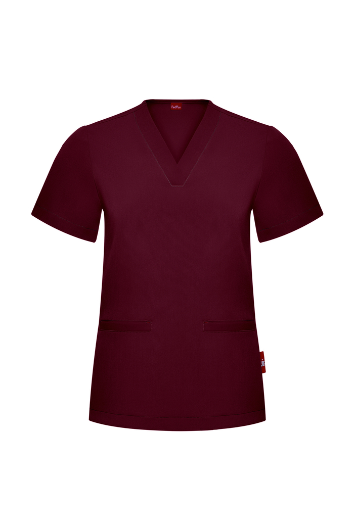 Топ медицинский женский Лаконико,бордо