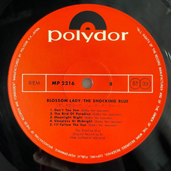 Винтажная виниловая пластинка LP Shocking Blue Blossom Lady (Japan 1972) (No Obi) Velvet Heaven