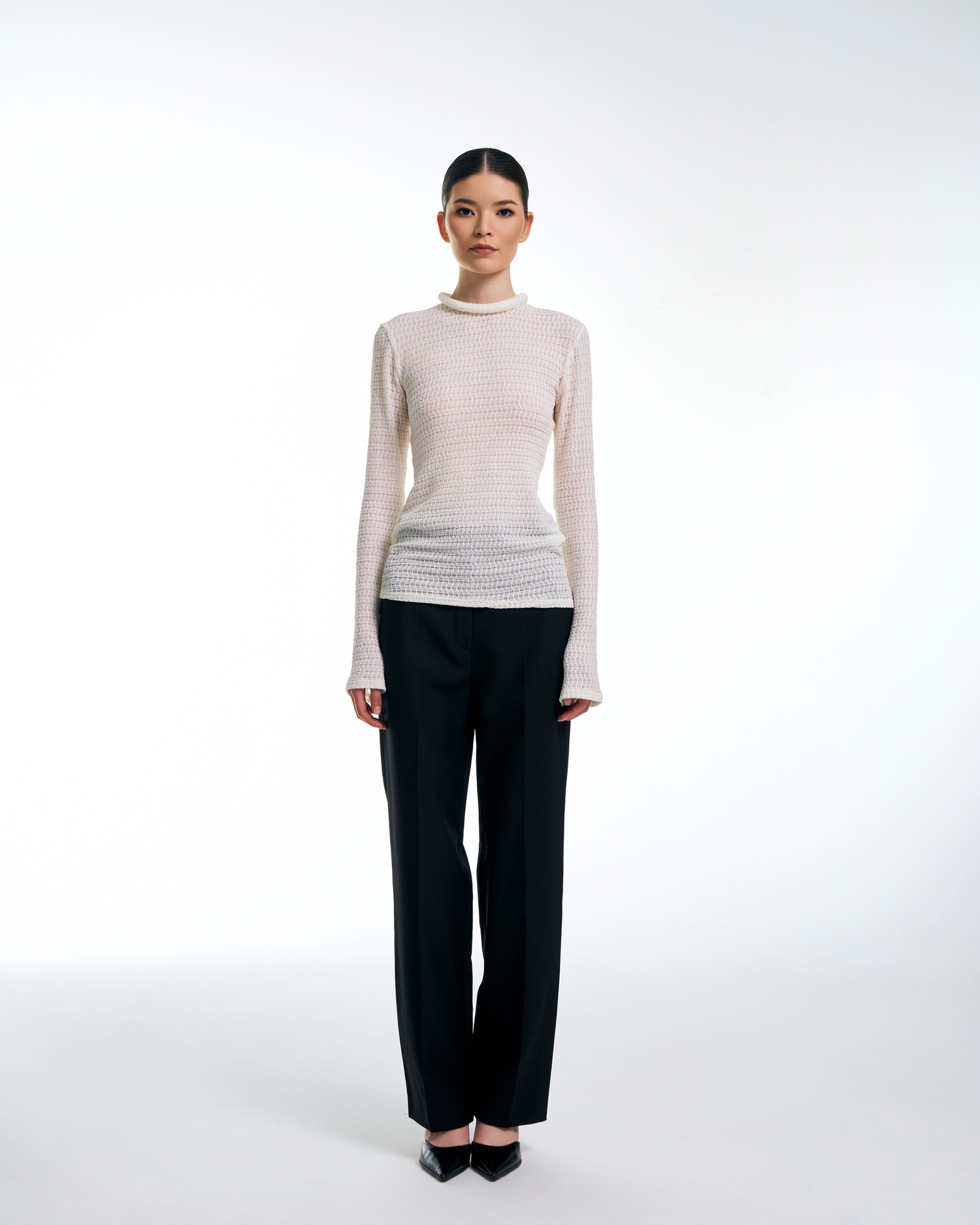 Лонгслив Moon белый