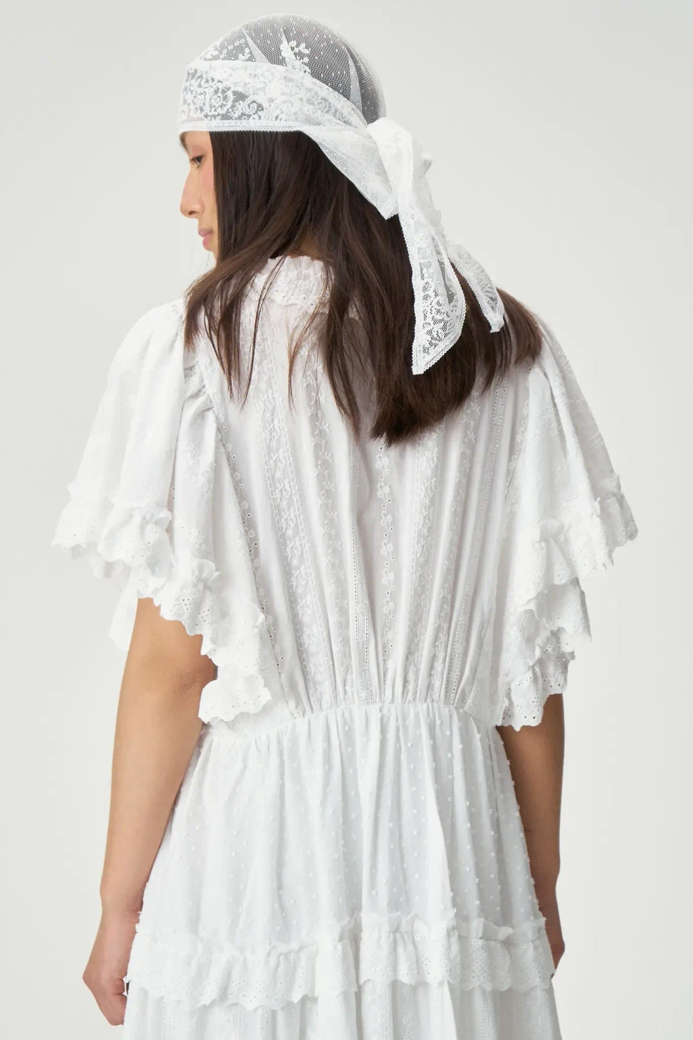 Туника-халат Джипси белая