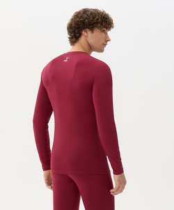 Футболка компрессионная с длинным рукавом CAMP PerFormDRY Baselayer LS Tee, гранатовый