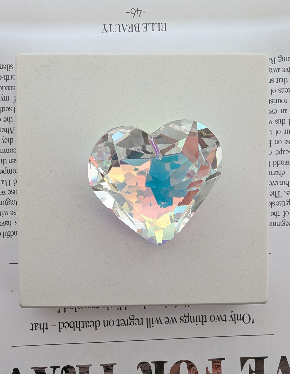 Подвеска сердце крупное 45мм