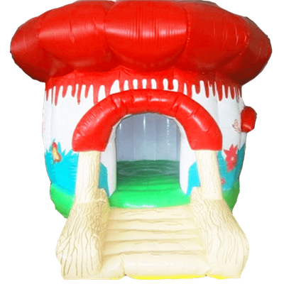 Коммерческий надувной батут "Грибок" с крышей