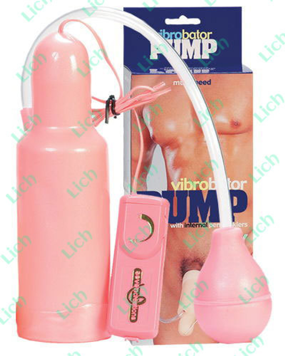 Мощная розовая вибропомпа для Него