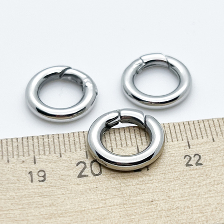 Замок-карабин, сталь, размер 15 мм, цена за 1 шт