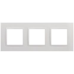 Рамка для розеток и выключателей ЭРА Elegance 14-5013-01 Classic, на 3 поста, белый