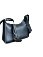 Сумка-кобура женская QOZA из экокожи, черная