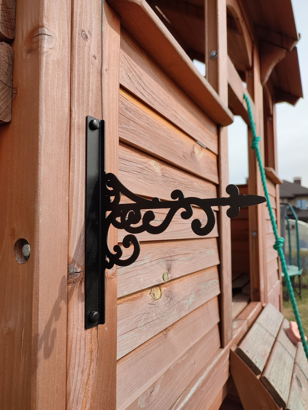 Кашпо подвесное Вензеля, кронштейн для подвесного кашпо, цветов, фонаря