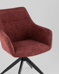 Крутящийся стул Kenton винно-красный