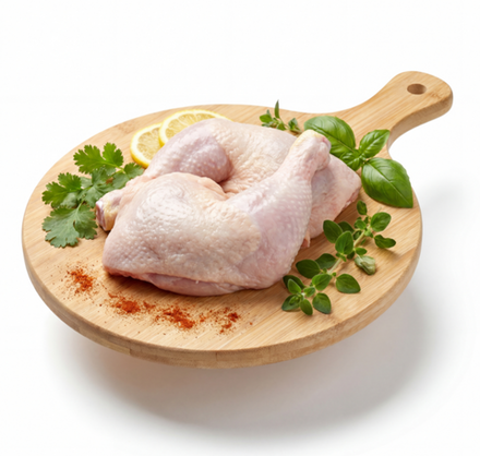 Окорочок с кожей, Куриная ферма