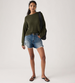 Шорты джинсовые женские LEVI'S RIBCAGE SHORT ZIP