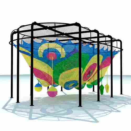 Верёвочный игровой комплекс «Нескучайка» 10×7×4 м