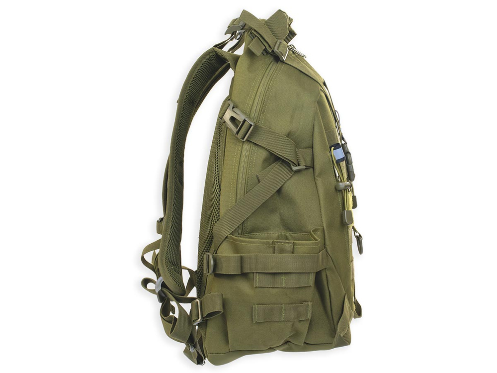 Рюкзак ShotTime городской Basic 25л, полиэстер 900D, MOLLE, олива, ST-BP-702 0-OD