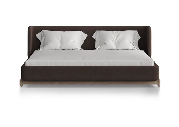 Кровать Basic спальное место 180*200 см (шоколад, твид)
