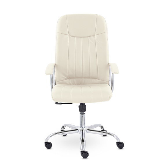 Кресло СН-277 Бостон В Айс хром S-0427 (слоновая кость)