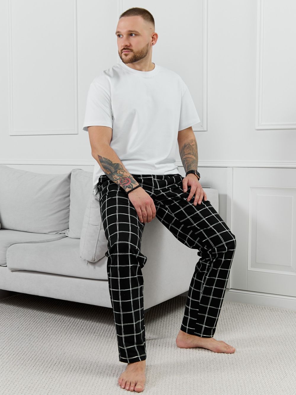 Брюки мужские Тор-1.1 Виотекс КЛЕТКА ЛИНЕАРНАЯ