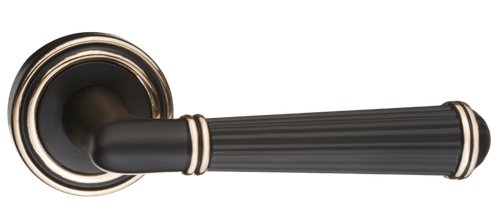 [ТОВАРА НЕТ В НАЛИЧИИ] Ручка Ренц Новара, цвет черный/золото ЦАМ (гарантия - 10 лет)