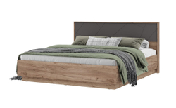 Орегон КР 03 Кровать 180 с ортопедом МДФ Асфальт супермат