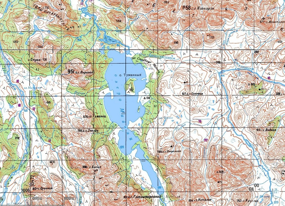 Озеро Майниц - жемчужина Чукотки (август - сентябрь)