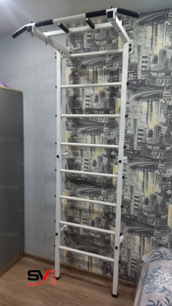 Монтаж шведской стенки Sv Sport в пеноблочные, газоблочные стены