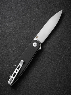 Складной нож SENCUT Bocll II сталь D2, рукоять с атласной отделкой G10 черная