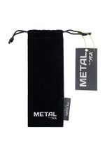 Анальный душ с тремя насадками Metal by TOYFA, металл, серебряный, 13 см