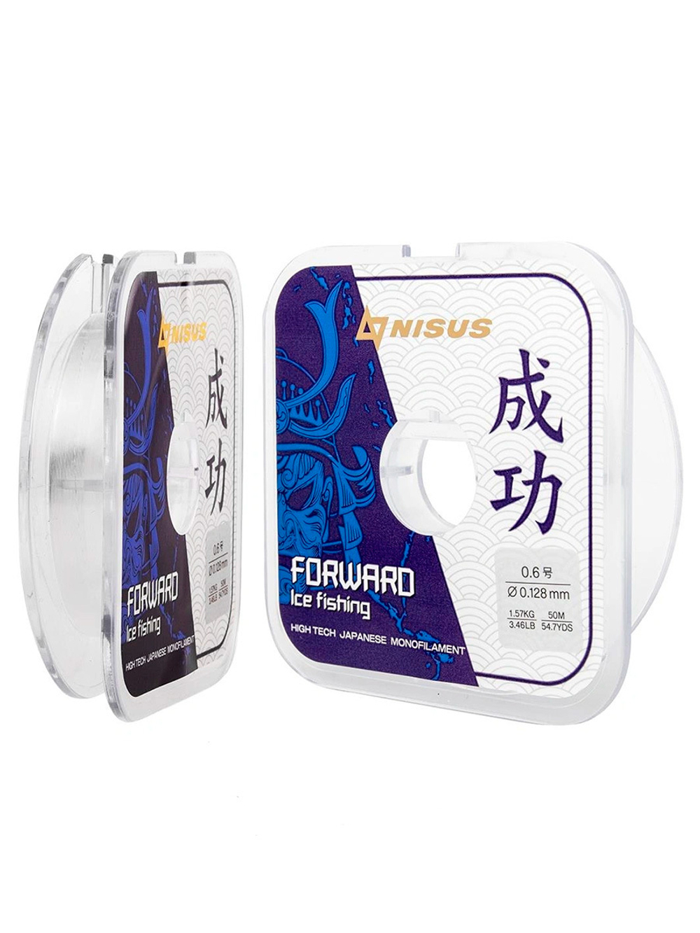Леска для рыбалки Nisus FORWARD ICE FISHING Nylon Transparent 0,074mm/50m (N-FIF-0.074-50)