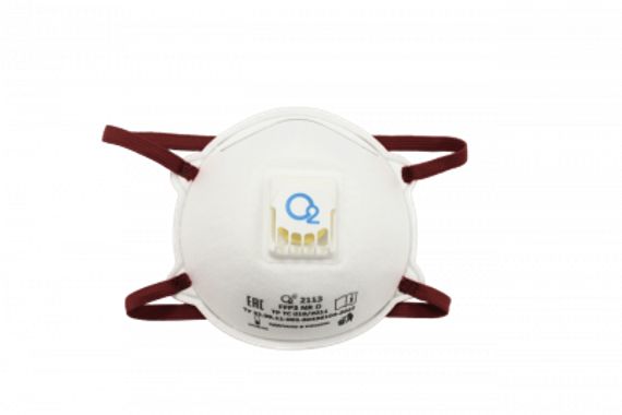 Респиратор О2 2113, FFP3, с клапаном  (аналог 3M 8132)