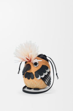 Loewe Сумка Bird в форме птицы из пальмы и телячьей кожи, оранжевый