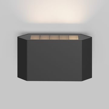 Уличный настенный светодиодный светильник 5W 3000К O412WL-L5GF3K графит Pull Maytoni