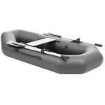Лодка ПВХ Тонар Бриз 190 (Гребки + жесткое сиденья) -
