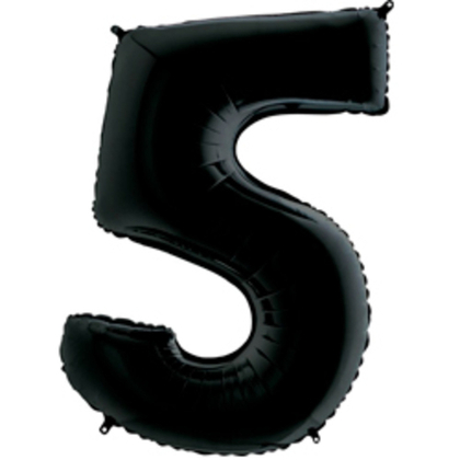 Цифра "5" черный