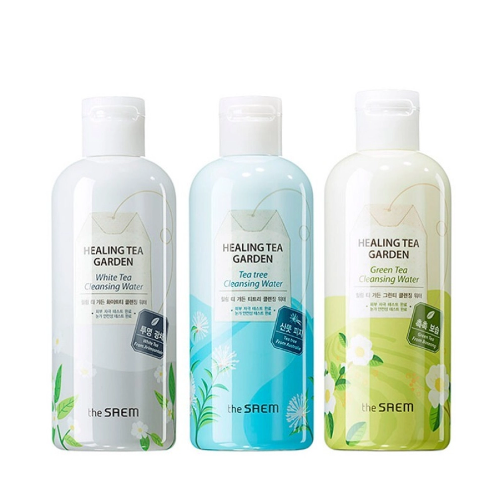 Вода очищающая увлажняющая с экстрактом белого чая the Saem Healing Tea Garden White Tea Cleansing