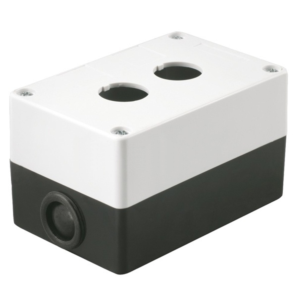 Корпус КП102 для кнопок 2 места белый ИЭК BKP10-2-K01