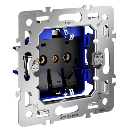 Механизм розетки с заземлением 16А, S70