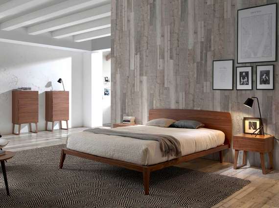 Кровать Angel Cerda 7178, 160х200, орех