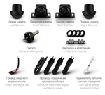 Комплект кругового обзора 360 для магнитол Android с модулем 360 - Farcar FC360-AHD1080