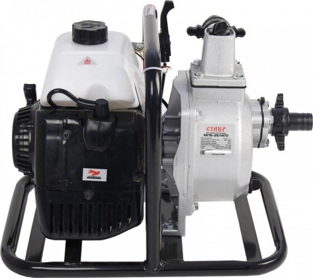 Мотопомпа бензиновая для слабозагрязненной воды СТАВР МПБ-25/1470 ст25-1470мпб
