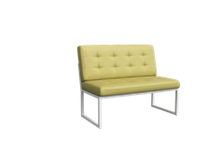 Next Диван двухместный NLT.D-2 Korfu 14/Металл Белый 1300*663*885