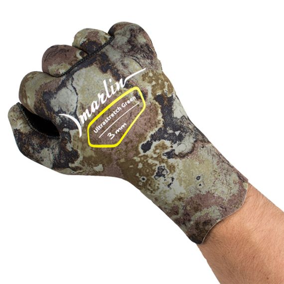 Перчатки Marlin Ultrastretch Green 3 мм Зеленые