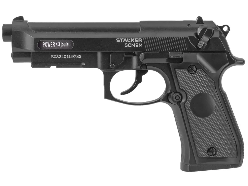 Пистолет пневматический Stalker SCM9M (Beretta M9) к.6мм (SC-11051M9)