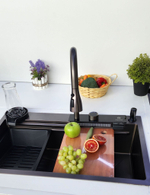 Многофункциональная кухонная мойка из нержавеющей стали BZ9953QH цвета Графит