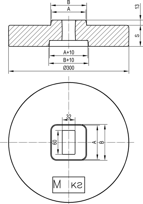 Груз замкнутого сечения