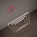 Citilux Неон Смарт CL731AK110E Умная подвесная люстра Белая