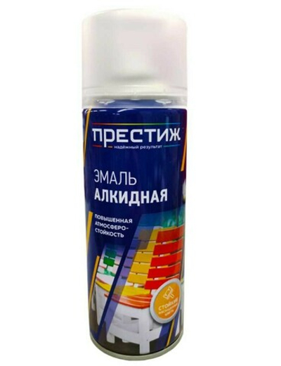 Эмаль алкидная аэрозольная, матовая, белая 425 мл