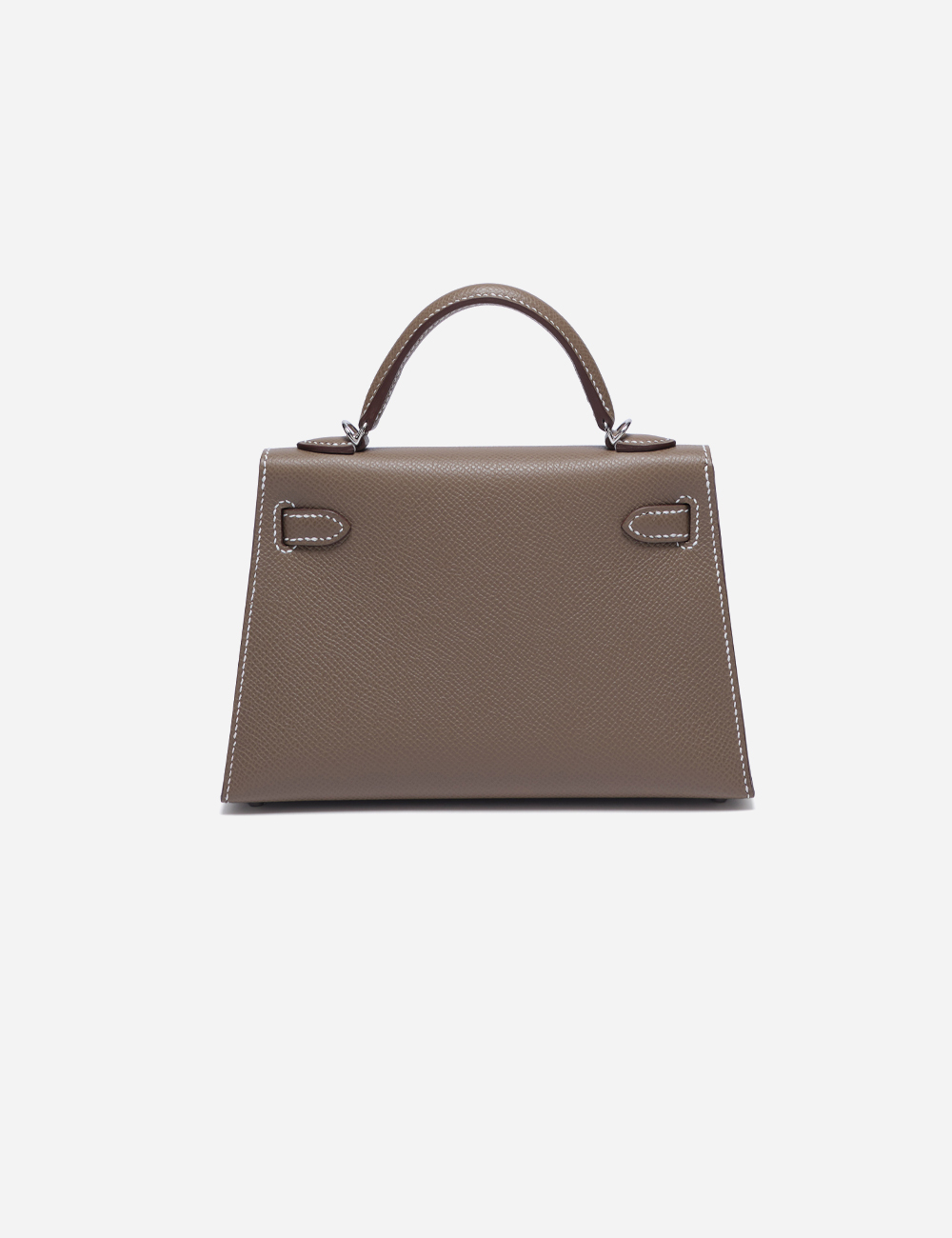 Сумка Hermes Epsom Mini Kelly 20 Palladium Hardware "Etoupe"